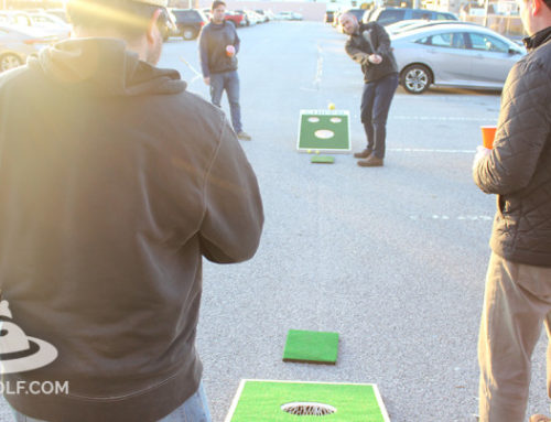 Corn Hole Meets Golf….. Will this be on your next RV Camping trip?