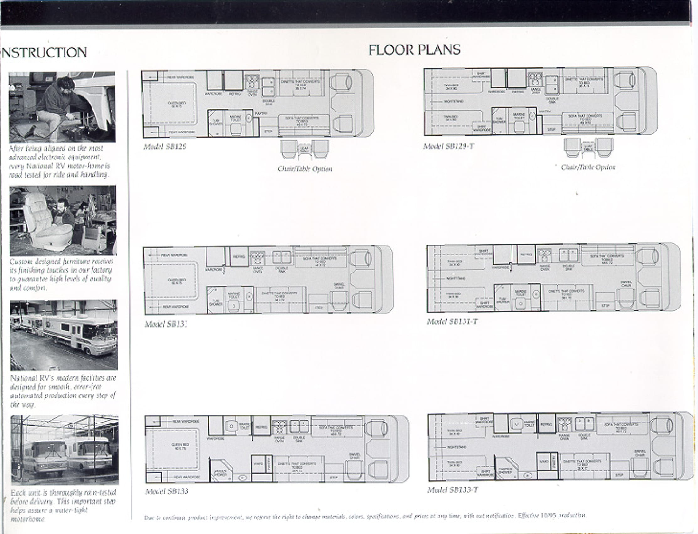 1996 National RV Sea Breeze Brochure - RV Roundtable Buy - Sell - Join