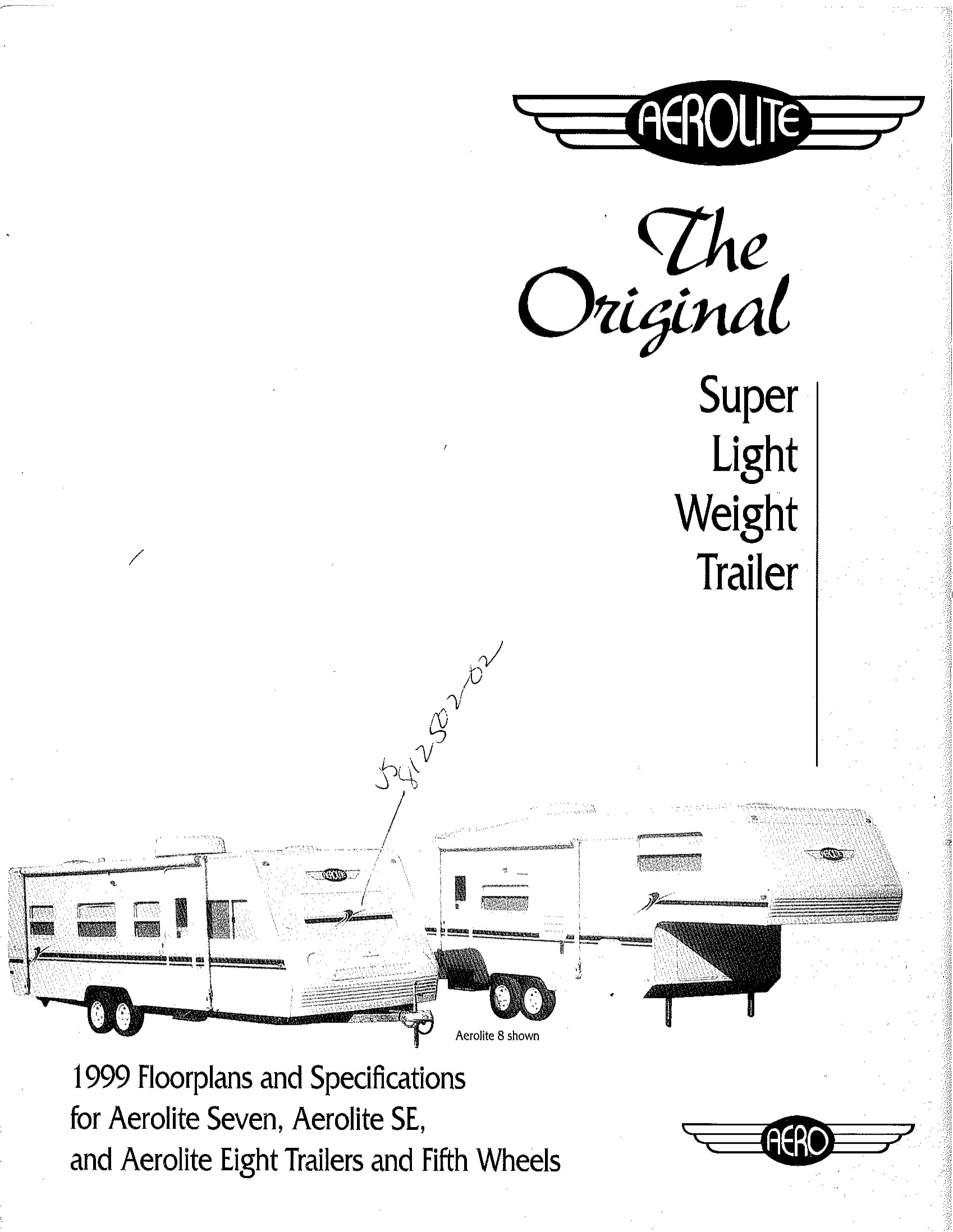 1999 aerolite travel trailer owners manual