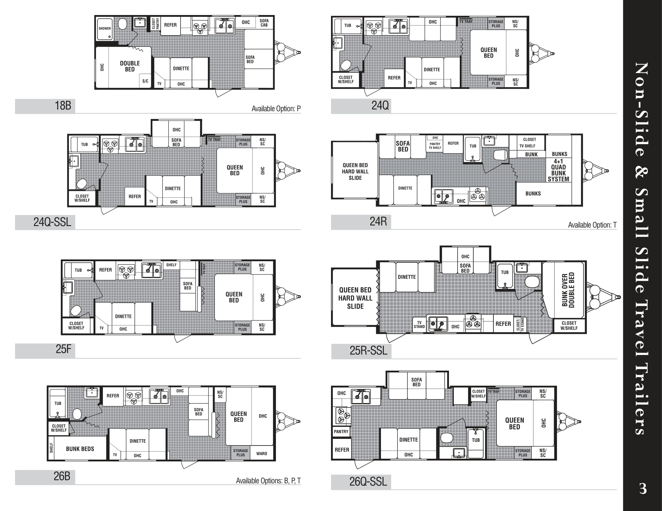 four winds travel trailer floor plans